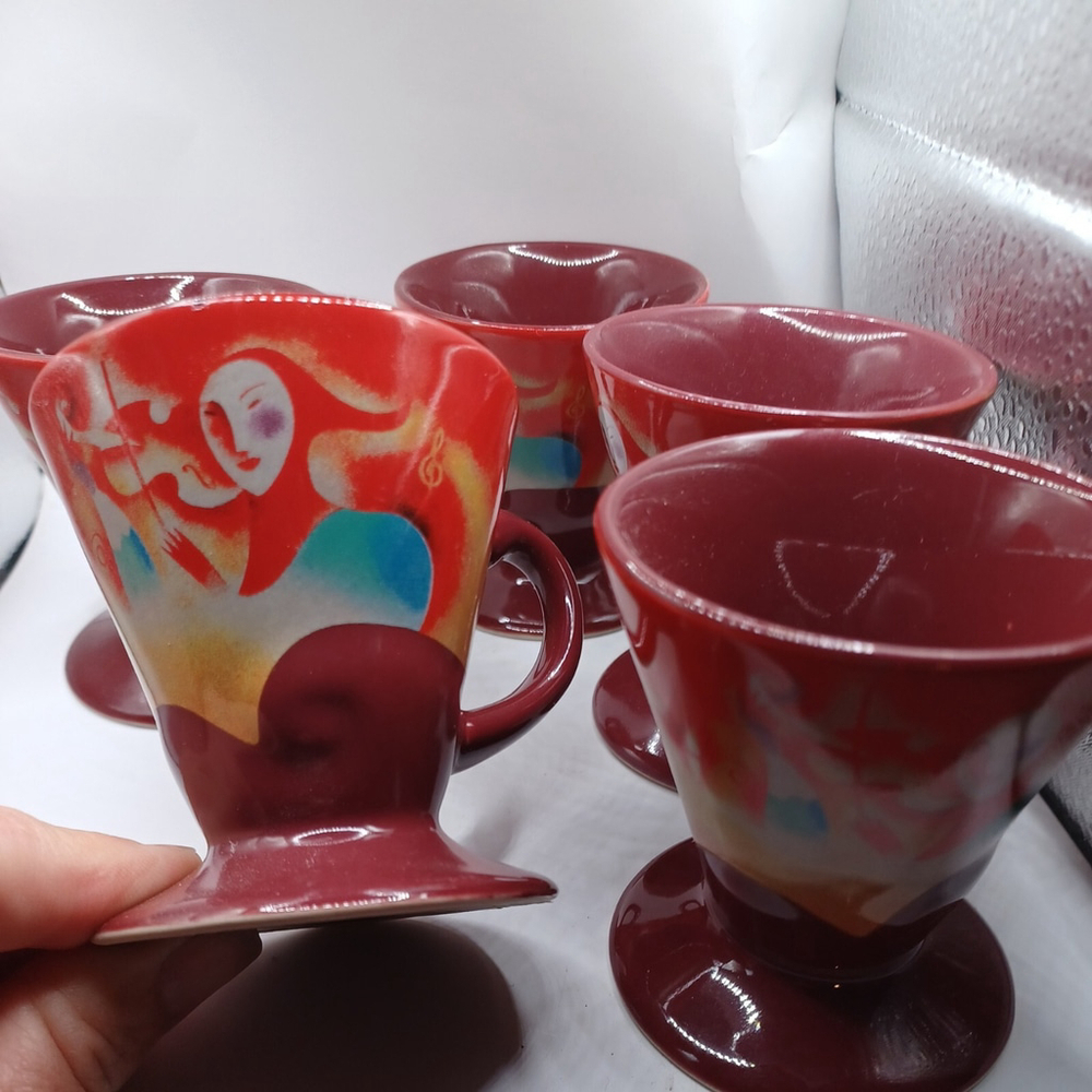 1999 Linda Fritchel Mug Frangelico Musicians Dream x 5
